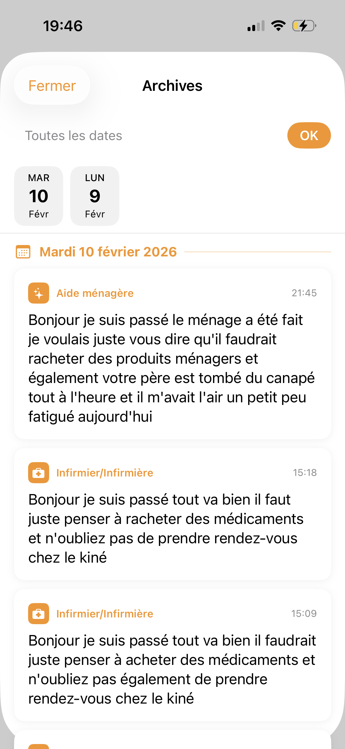 Archives des comptes rendus