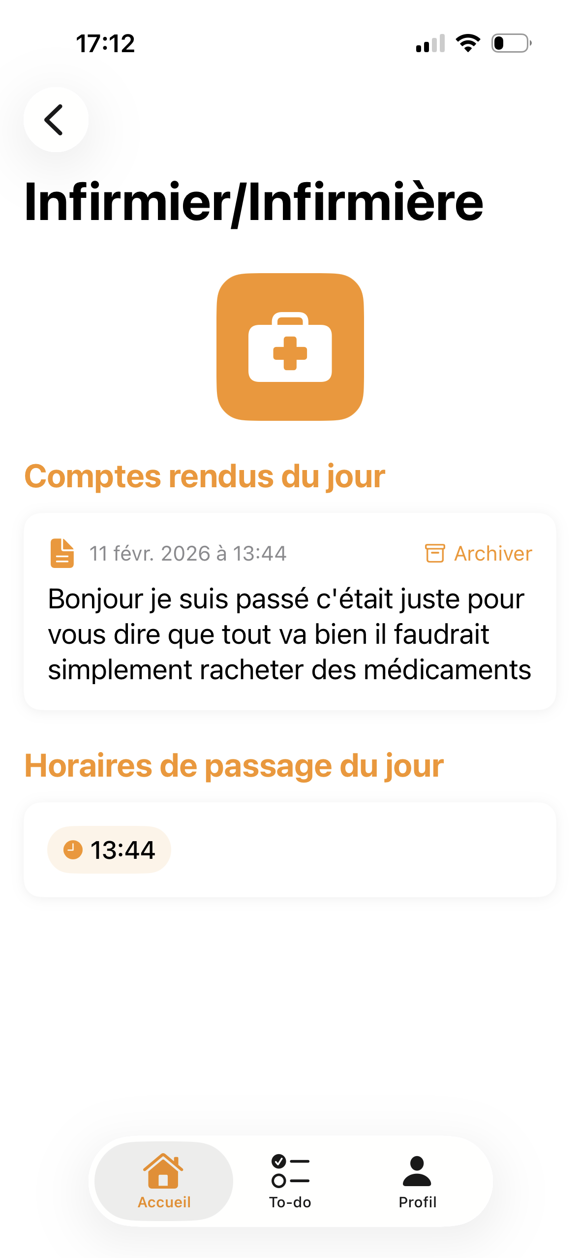 Comptes rendus d'un intervenant